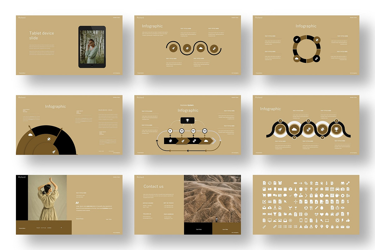 Richard - Business Google Slide, a Presentation Template by Dens Creative Studio (Photo 5 of 6)