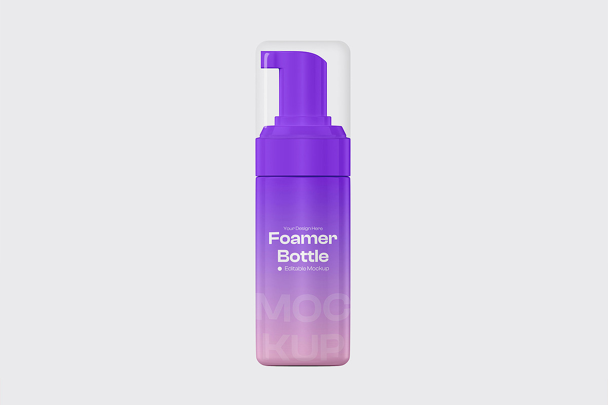 Foam Spray Bottle Mockup, a Product Mockup by graphypix (Photo 1 of 4)
