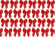 Retro Red Bow Seamless Pattern, an Illustration by Stellalunarts (Thumbnail 1 of 3)