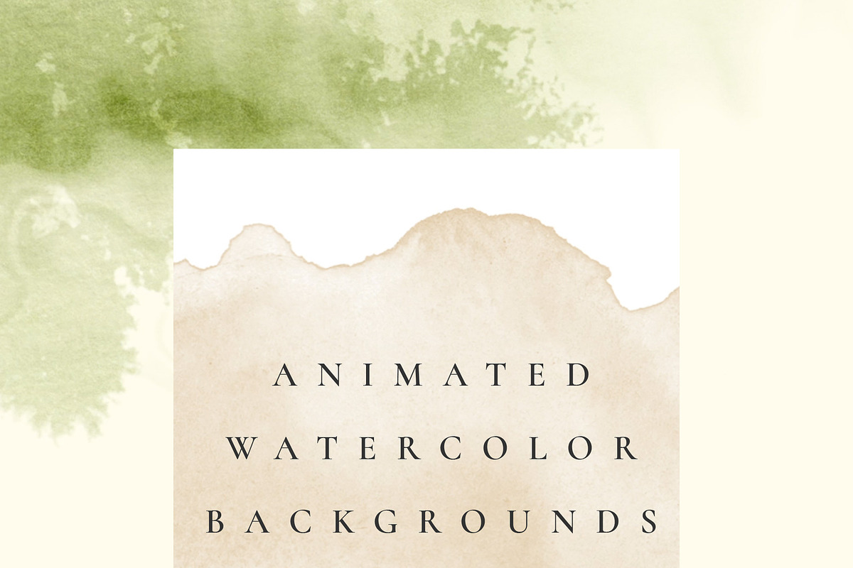 ANIMATED Watercolor Foliage & Gold, a Decorative Illustration by January Bloom (Photo 8 of 12)