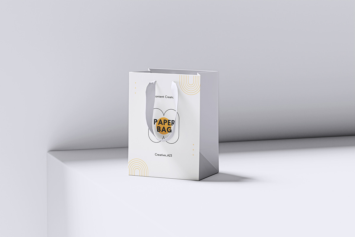 Paper Bag Mockup Set, a Packaging Mockup by Creative_A23 (Photo 2 of 4)