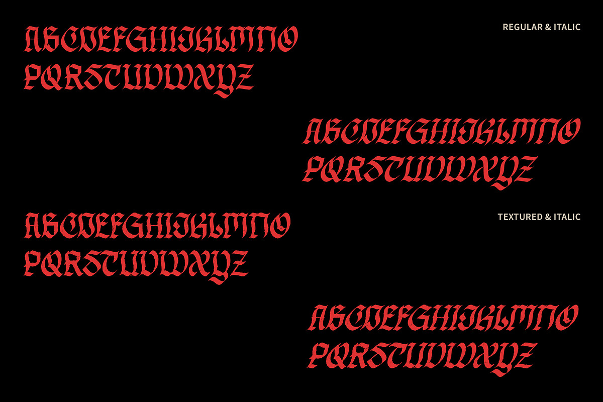 Hillyorn – Modern Blackletter Font, a Blackletter Font by MooneseyeType (Photo 3 of 10)