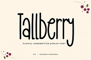 Tallberry – Playful Handwritten Font, a Handwritten Font by Wow Magic (Thumbnail 3 of 6)