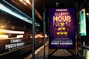 Happy Hour Night Flyer Template, a Flyer Template by designblends@gmail.com (Thumbnail 3 of 3)