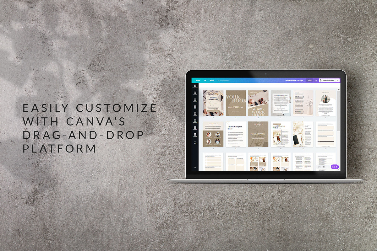 Workbook Canva Template | Mink, a Magazine Template by Studio Sugoi (Photo 9 of 10)