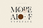 More Aloof Typeface Font, a Serif Font by Creativeqube Design (Thumbnail 1 of 14)