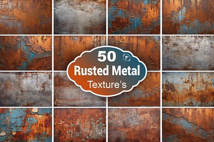 Rusted Metal Texture Background, a Texture Graphic by Forhadx5