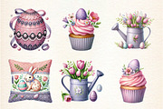 Pink and Purple Easter Sublimation, an Illustration by DreamArtGraphic (Thumbnail 4 of 5)