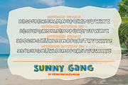Sunny Gang - Quirky Typeface, a Handwritten Font by shineink.designlab (Thumbnail 10 of 10)