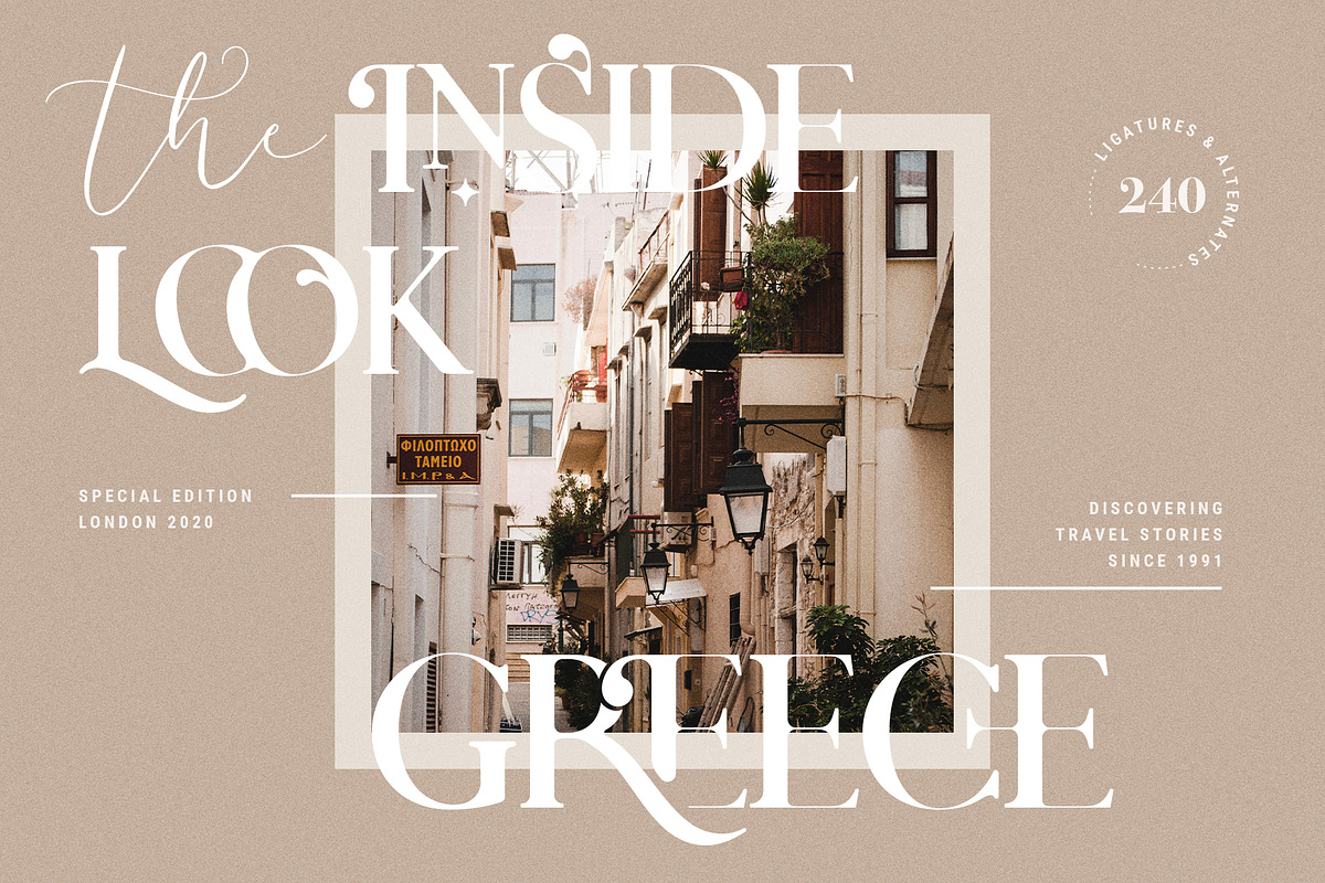 Charles - Chic Ligature Serif Font, a Serif Font by SilverStag Type Foundry (Photo 16 of 31)