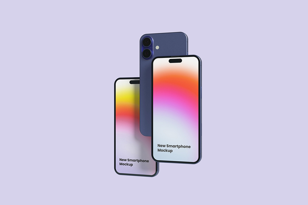Floating Smartphone Mockup, a Mockup by My Code Std (Photo 4 of 6)