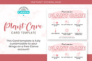 Plant Care Card Template, a Design Template by Snapybiz (Thumbnail 4 of 9)