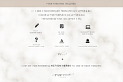 RESUME Template - Cover Letter WORD, a Resume Template by PAPPERMINT RESUME STUDIO (Thumbnail 5 of 7)