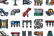 Conveyor belt systems moving, an Object Graphic by pikepicture (Thumbnail 3 of 3)