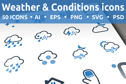 Weather & Conditions icons, an Icon by Symbolic Language