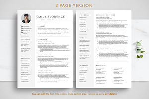 Photo Resume Template For Word