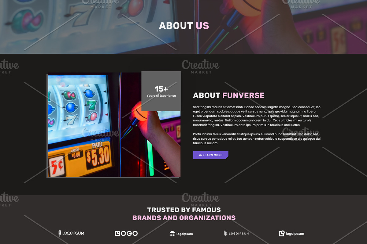 Online Casino Games & Slot Machines, a WordPress Template by HasnainDEV (Photo 2 of 6)