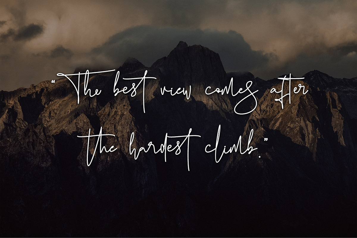 Fashion Signature, a Script Font by Letterara (Photo 7 of 10)
