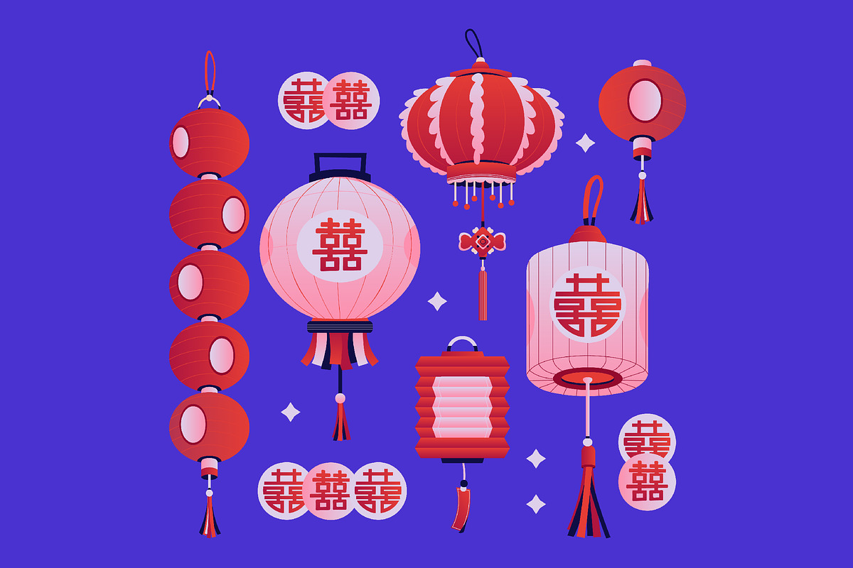 Chinese Lantern Asset Illustration, an Object Illustration by graphicook