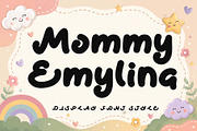 Mommy Emylina, a Handwritten Font by Yoga Letter (Thumbnail 1 of 5)