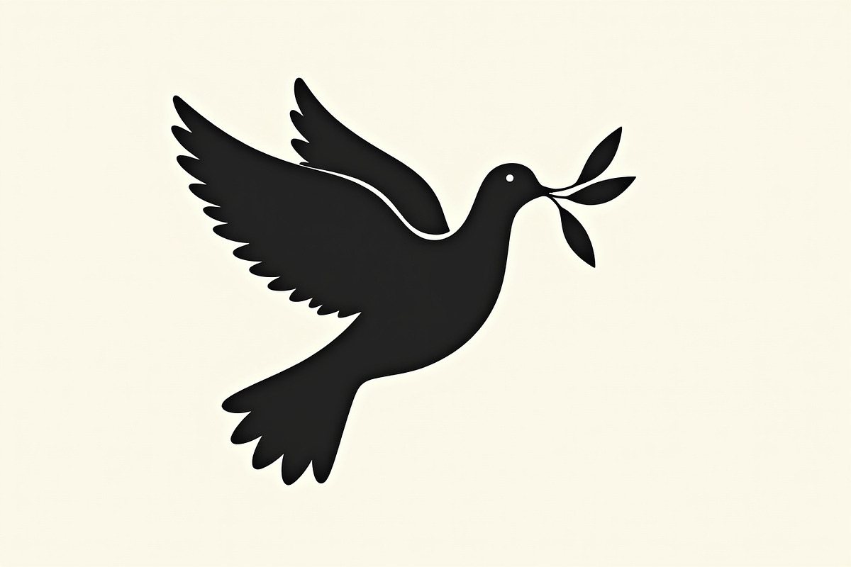 Peace Dove Silhouette Bundle, an Illustration by BIPLOB EXPERT (Photo 6 of 21)