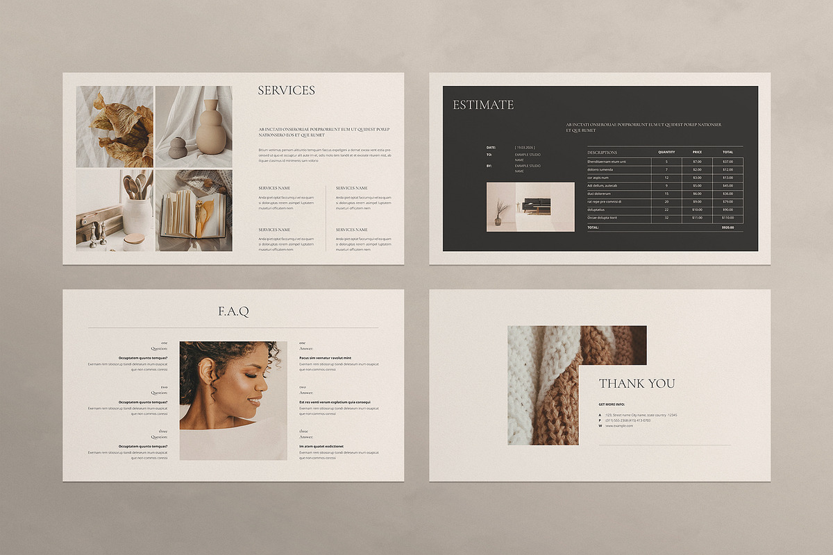 Services & Pricing Guide Template, a Presentation Template by E-Type (Photo 7 of 7)