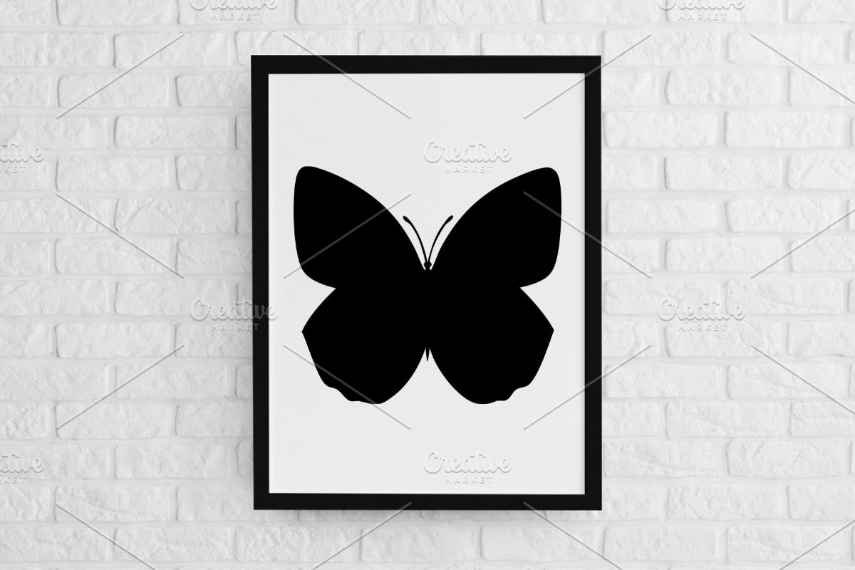 Butterfly Silhouette SVG, an Animal Illustration by newminddesign (Photo 2 of 3)
