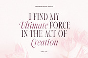 Poetic Always - Beauty Serif, a Serif Font by Sarid Ezra (Thumbnail 5 of 9)