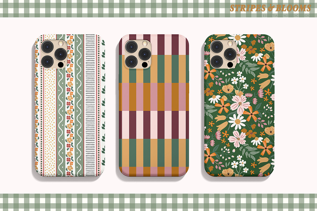 Stripes, Plaids & Floral Pattern, a Pattern Graphic by Essentially Nomadic (Photo 10 of 11)