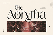 Aorytha - Modern Display Typeface, a Serif Font by Namara Creative Studio (Thumbnail 14 of 15)