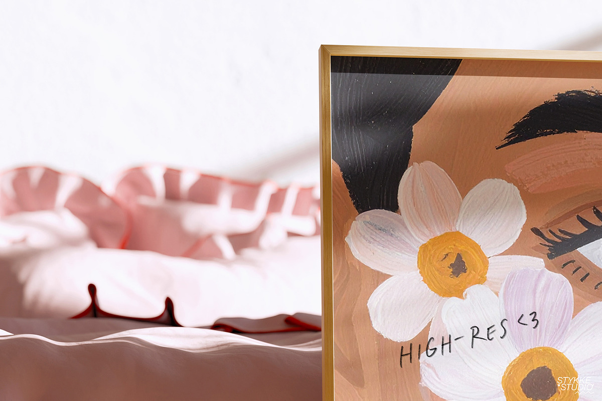 PARIS EN ROSE | frame mockup set, a Household Mockup by Stykke Studio (Photo 5 of 15)
