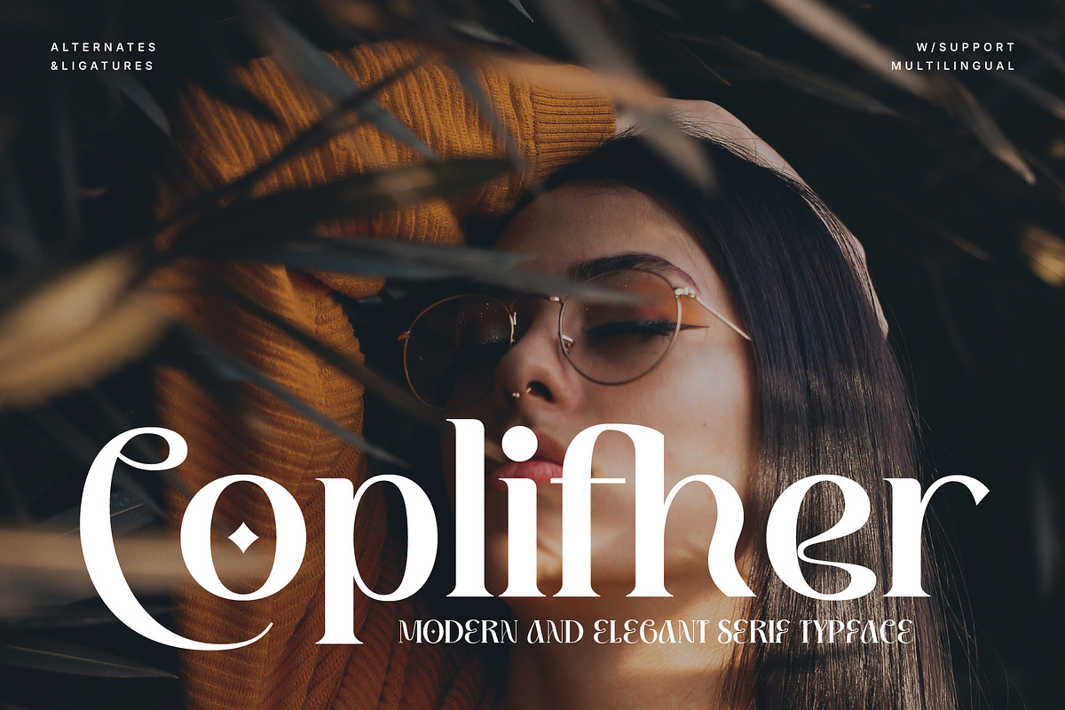 Coplifher - Modern Serif Font, a Serif Font by Mine Type Lab (Photo 1 of 10)