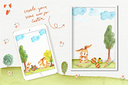 Bunny Camping Collection, an Illustration by TanataDesign (Thumbnail 5 of 7)