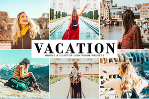 Vacation Lightroom Presets Pack