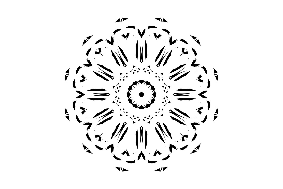 Elegant Mandala Line Art Collection, a Decorative Illustration by NJ Himel (Photo 5 of 101)