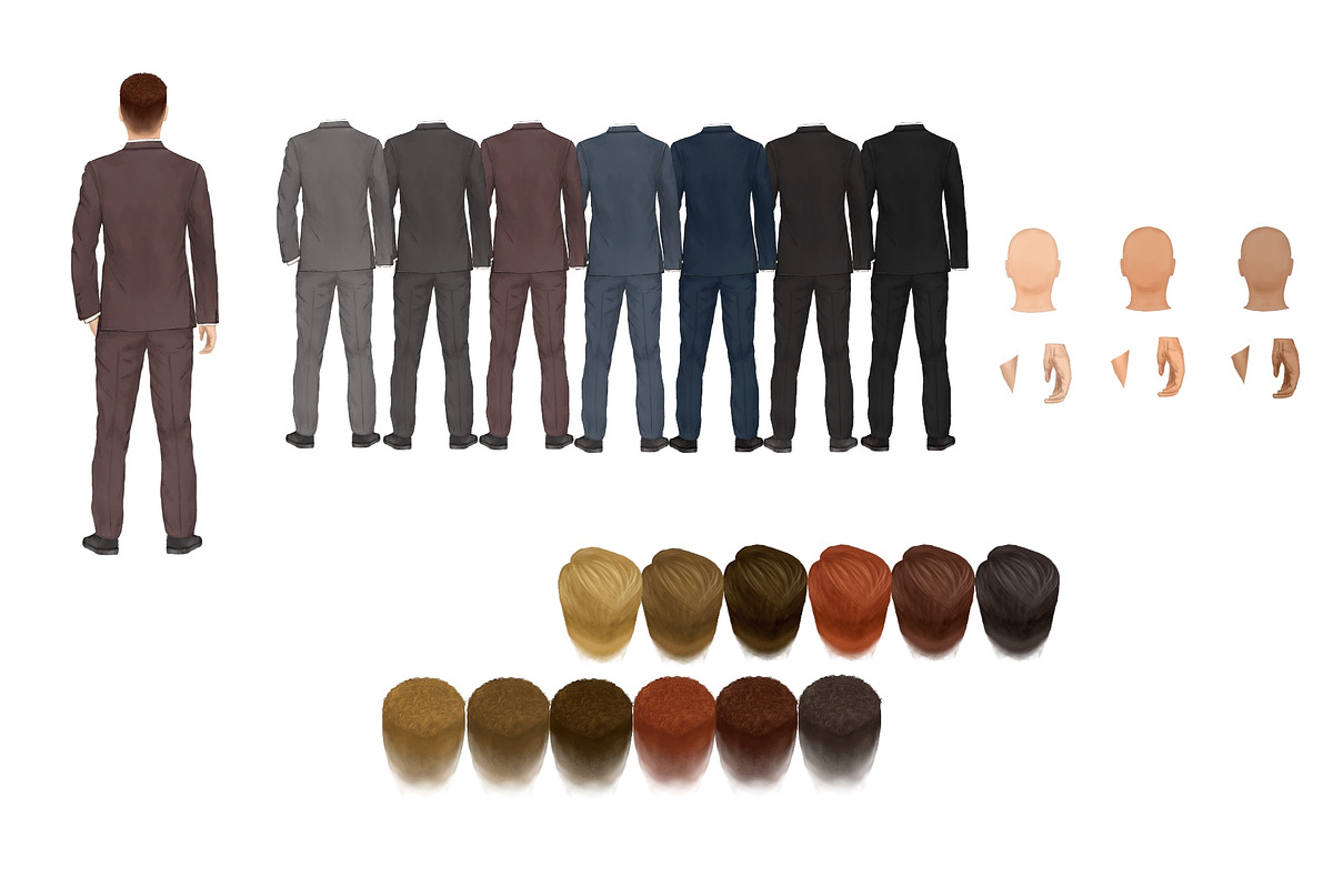 Bride Groom Clipart, a Person Illustration by ColorfulPT (Photo 5 of 7)