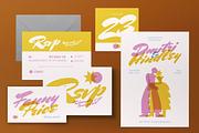 Yellow Geometric Wedding Invitation, an Invitation Template by graphicook (Thumbnail 2 of 3)