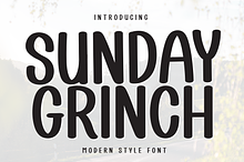 Sunday Grinch | Script Font