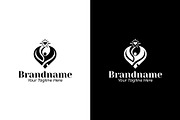 Feminine Heart & Wellness Logo, a Branding & Logo Template by Lucrative Studio (Thumbnail 2 of 6)