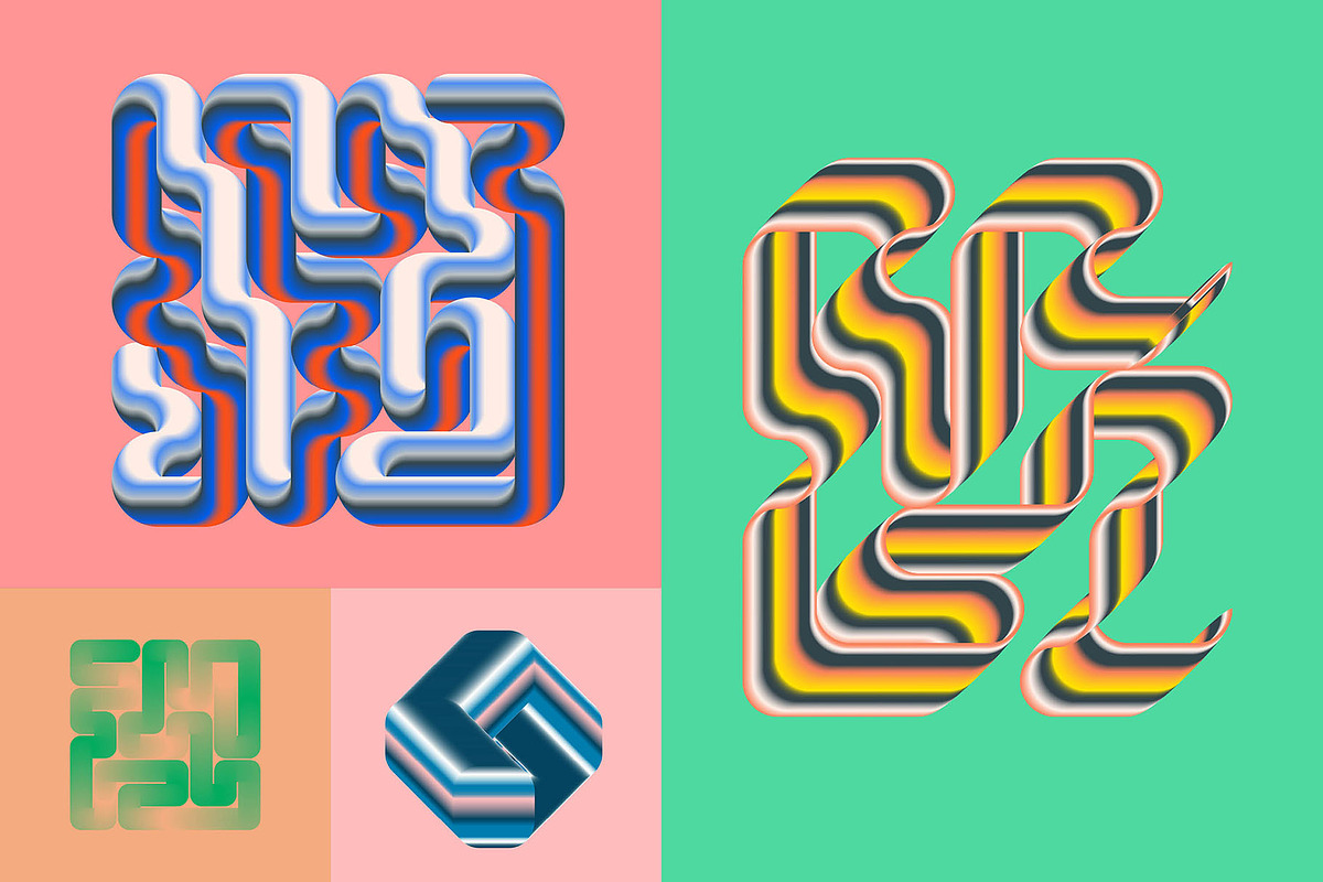 Gradient Blend Noise 3, an Object Graphic by kloroform (Photo 20 of 32)