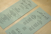 Moody 4x9 Program/Menu Card Mockup, a Print Template by ILLONA GRAPHICS (Thumbnail 4 of 5)