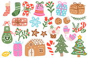 Merry Christmas PNG Clipart Bundle, a Seasonal Illustration by LemonDesign (Thumbnail 2 of 4)