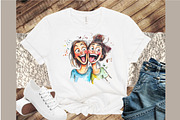 Best Friend Clipart Sublimation, an Illustration by Sublimation Artist (Thumbnail 4 of 6)