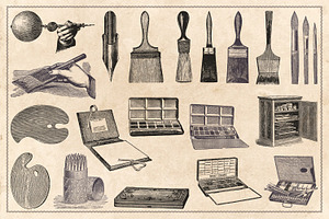 61 Vintage Printing Vectors