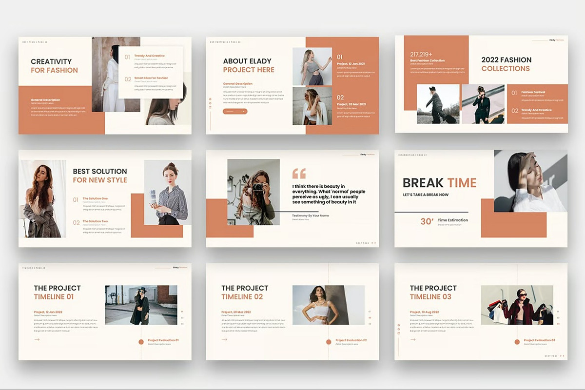Elady - Lookbook Fashion Powerpoint, a Presentation Template by Fit-tee (Photo 4 of 6)
