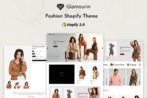Glamourin Clothing Shopify Theme, a Shopify Template by ThemesRain