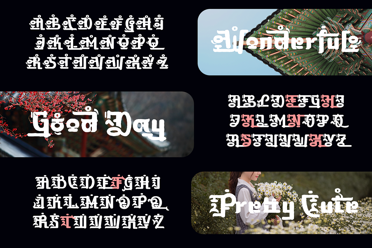 Ohseong - Korean Font, a Blackletter Font by TypeClassHeroes (Photo 8 of 10)