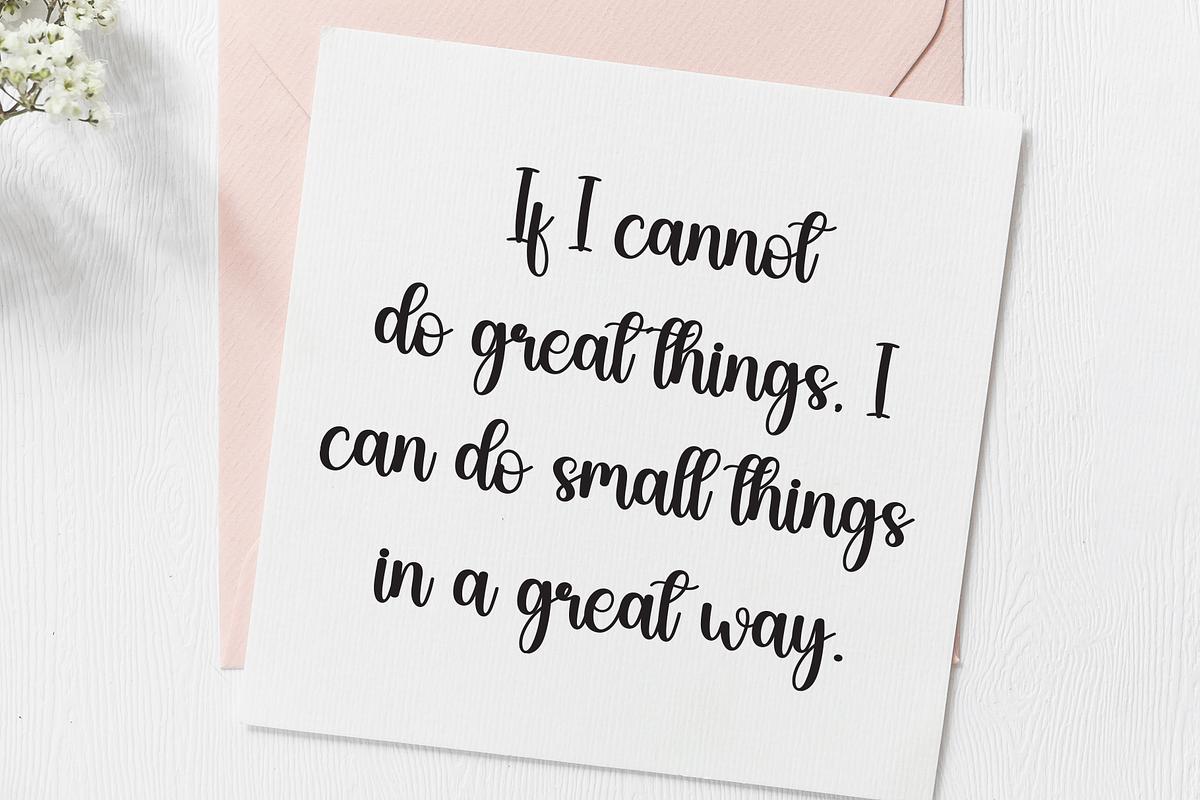 Humble | Script Font, a Handwritten Font by Scratchones (Photo 5 of 8)