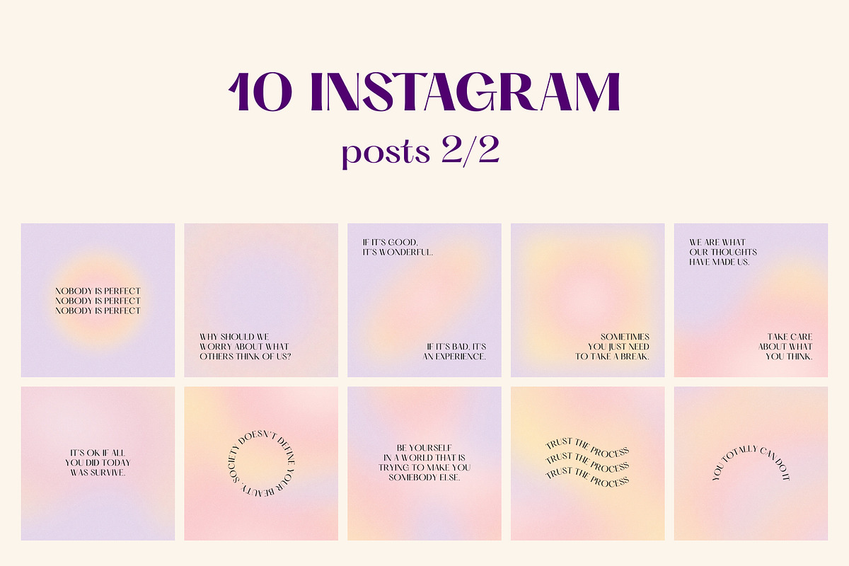 Canva Soft Dreams Instagram Bundle, a Social Media Template by Alice Store (Photo 4 of 9)