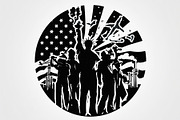 America Worker Vector Bundle, an Illustration by jahid234 (Thumbnail 20 of 21)